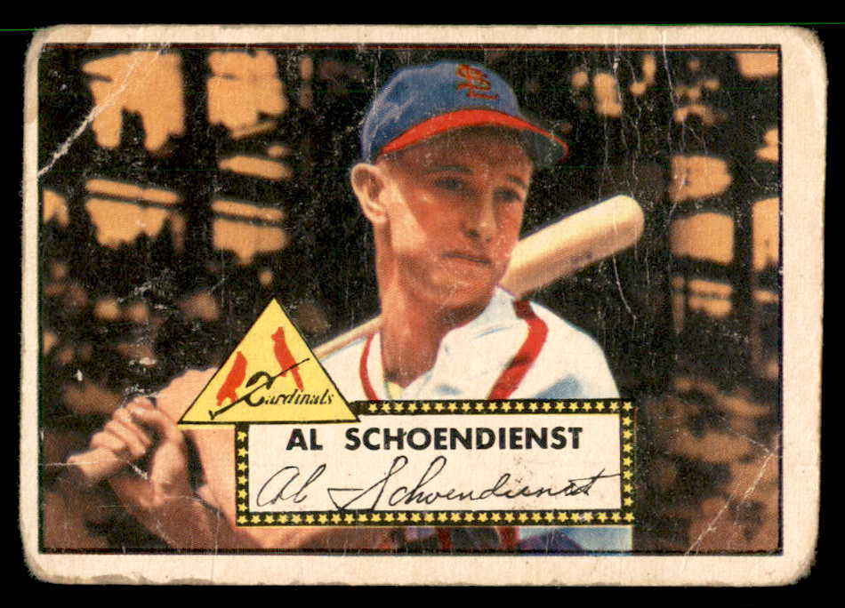 1952 Topps Baseball #091 Red Schoendienst Cardinals Good 558683