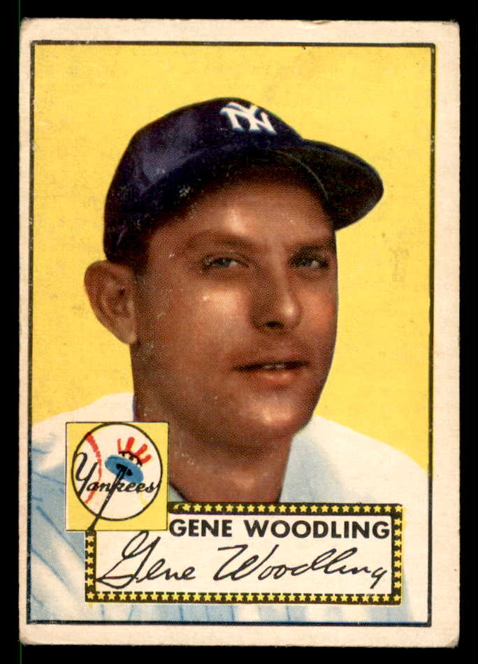 1952 Topps Baseball #099 Gene Woodling Yankees VG 558696