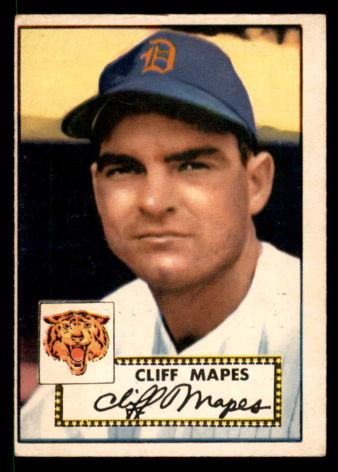 1952 Topps Baseball #103 Cliff Mapes Tigers VG 558701