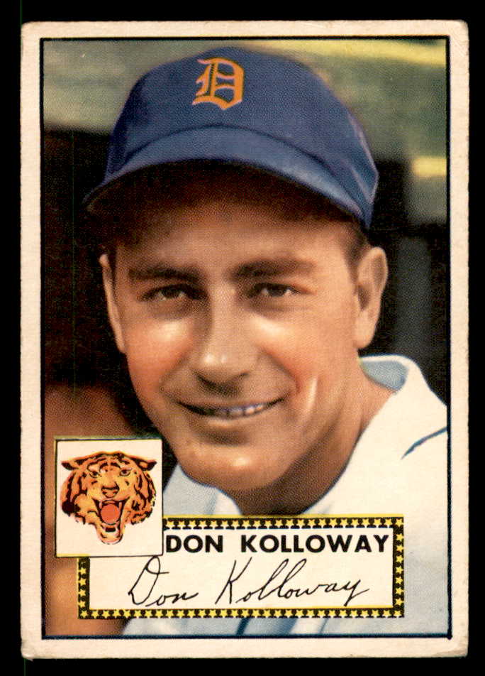 1952 Topps Baseball #104 Don Kolloway Tigers VG 558702