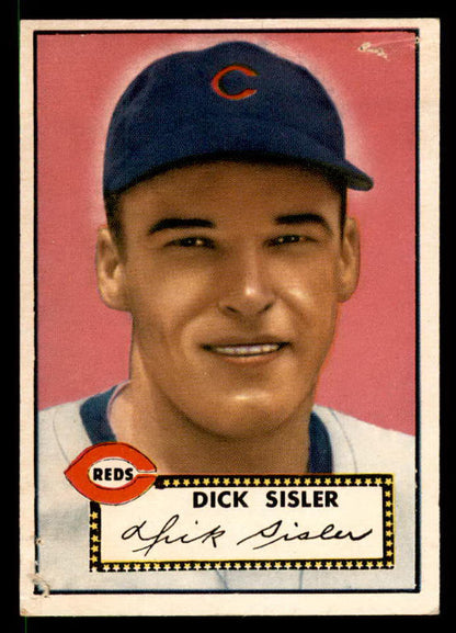 1952 Topps Baseball #113 Dick Sisler Reds GD-VG 558708