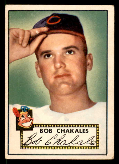 1952 Topps Baseball #120 Bob Chakales Indians VG 558712