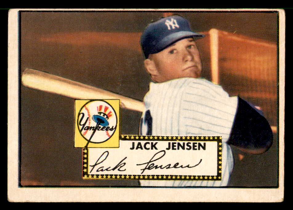 1952 Topps Baseball #122 Jackie Jensen Yankees VG 558714