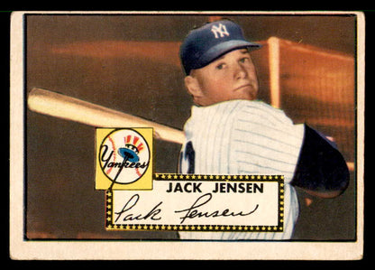 1952 Topps Baseball #122 Jackie Jensen Yankees VG 558714