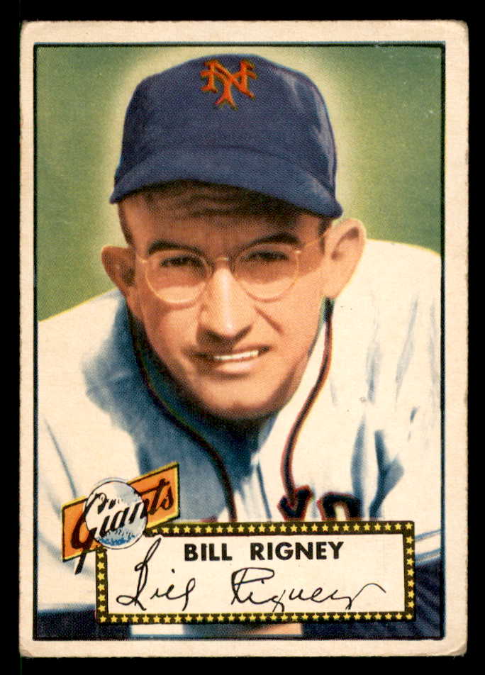 1952 Topps Baseball #125 Bill Rigney Giants GD-VG 558721