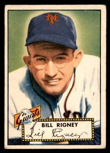 1952 Topps Baseball #125 Bill Rigney Giants GD-VG 558721