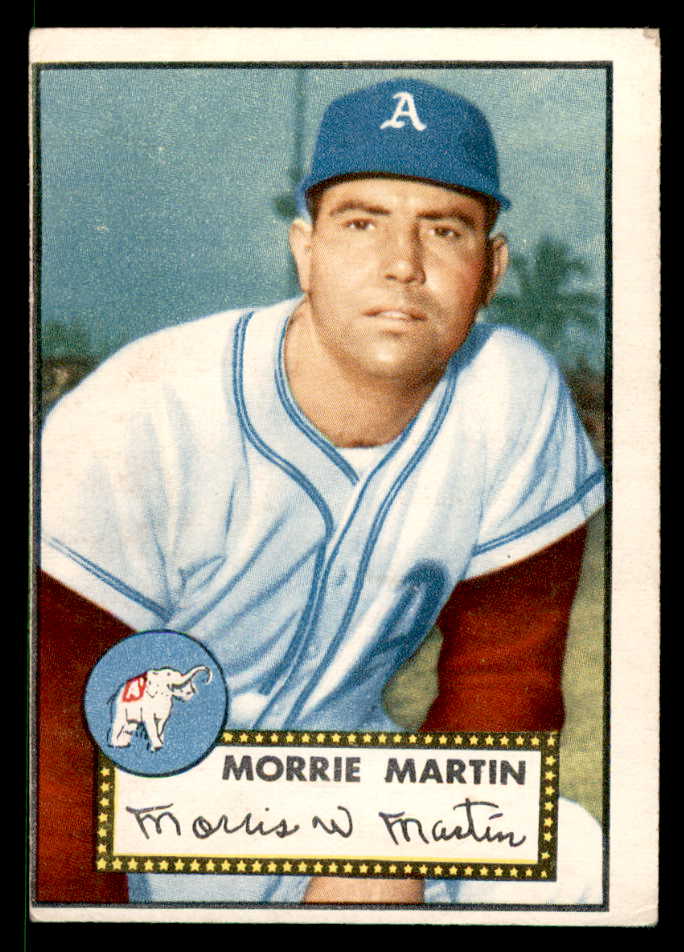 1952 Topps Baseball #131 Morrie Martin A's VG 558726