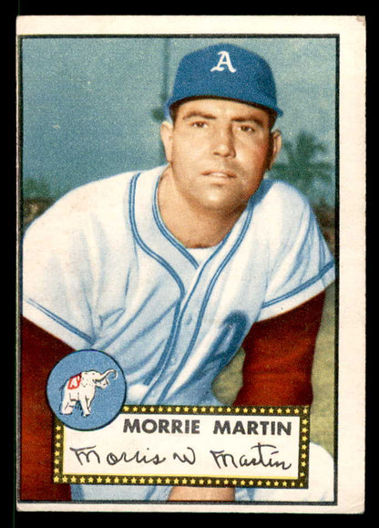 1952 Topps Baseball #131 Morrie Martin A's VG 558726