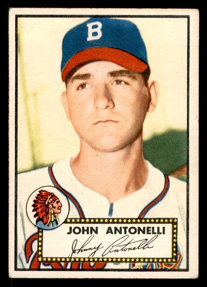 1952 Topps Baseball #140 John Antonelli Braves VG 558737