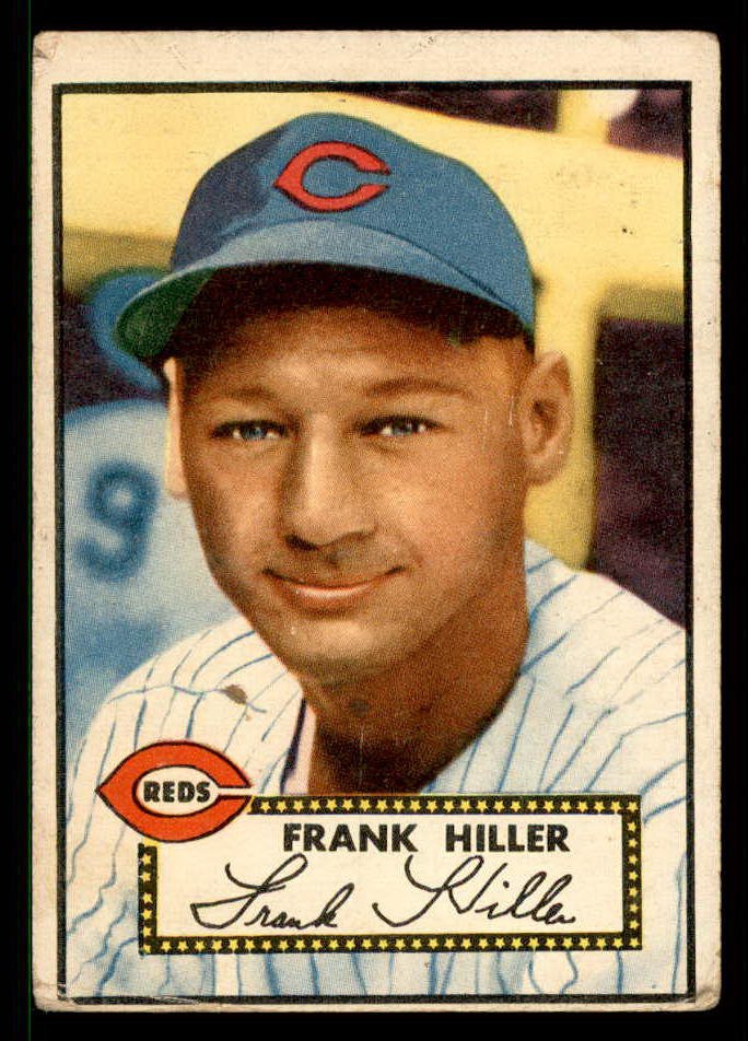 1952 Topps Baseball #156 Frank Hiller Reds GD-VG 558752