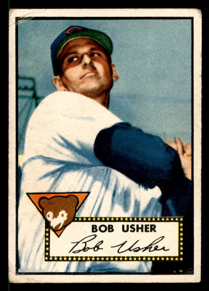 1952 Topps Baseball #157 Bob Usher Cubs GD-VG 558753