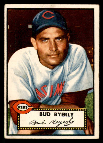 1952 Topps Baseball #161 Bud Byerly Reds GD-VG 558756