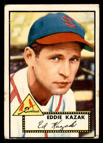 1952 Topps Baseball #165 Eddie Kazak Cardinals GD-VG 558760