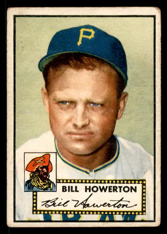 1952 Topps Baseball #167 Bill Howerton Pirates VG 558764