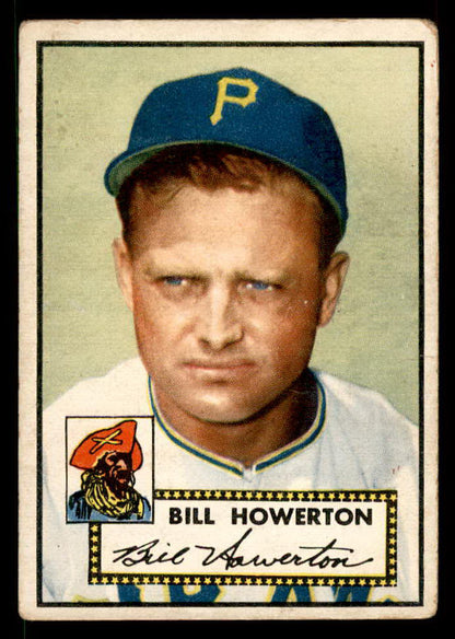 1952 Topps Baseball #167 Bill Howerton Pirates VG 558764