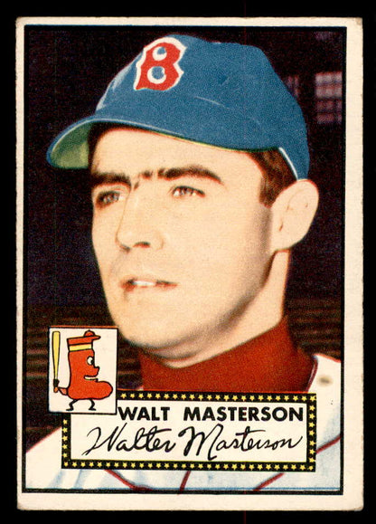 1952 Topps Baseball #186 Walt Masterson Red Sox VG-EX 558775