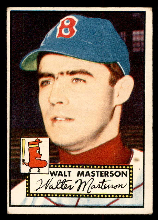 1952 Topps Baseball #186 Walt Masterson Red Sox VG-EX 558775
