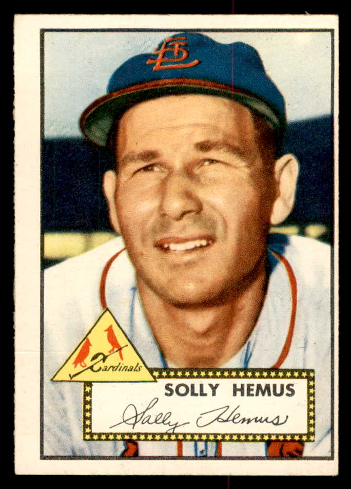 1952 Topps Baseball #196 Solly Hemus Cardinals VG 558783