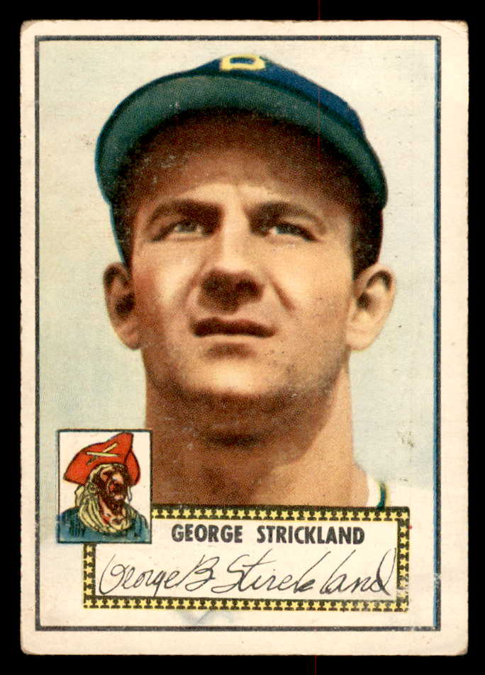 1952 Topps Baseball #197 George Strickland Pirates VG 558787