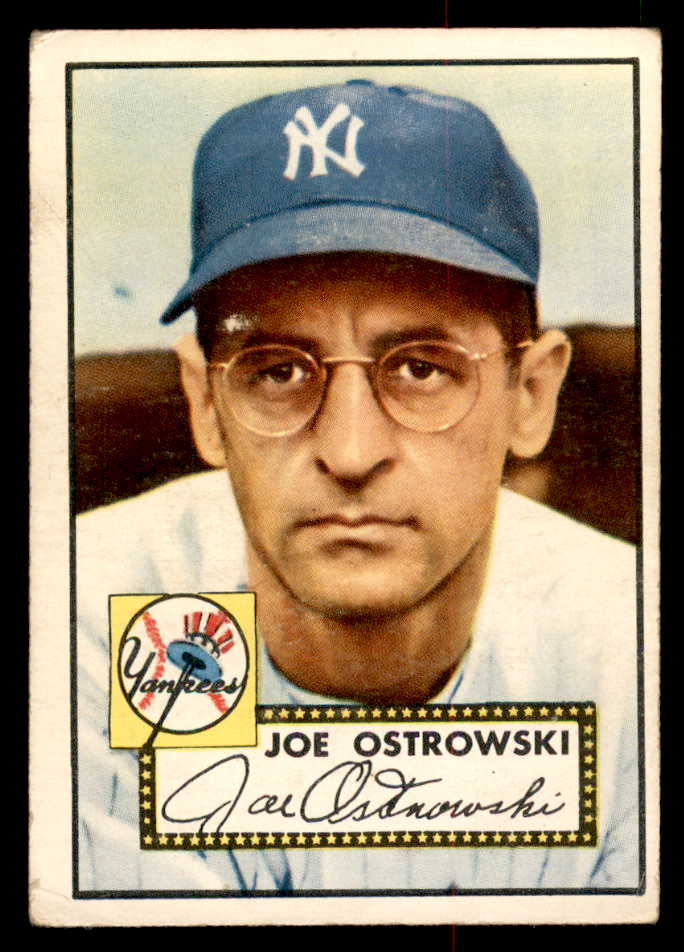 1952 Topps Baseball #206 Joe Ostrowski Yankees GD-VG 558798