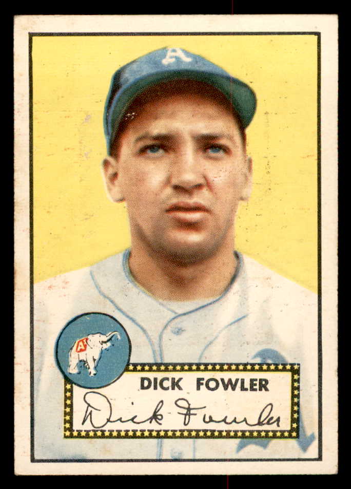 1952 Topps Baseball #210 Dick Fowler A's GD-VG 558801