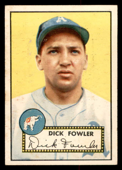 1952 Topps Baseball #210 Dick Fowler A's GD-VG 558801