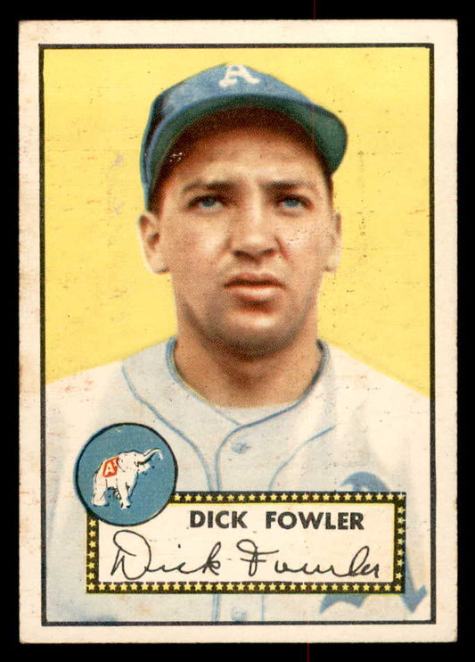1952 Topps Baseball #210 Dick Fowler A's GD-VG 558801