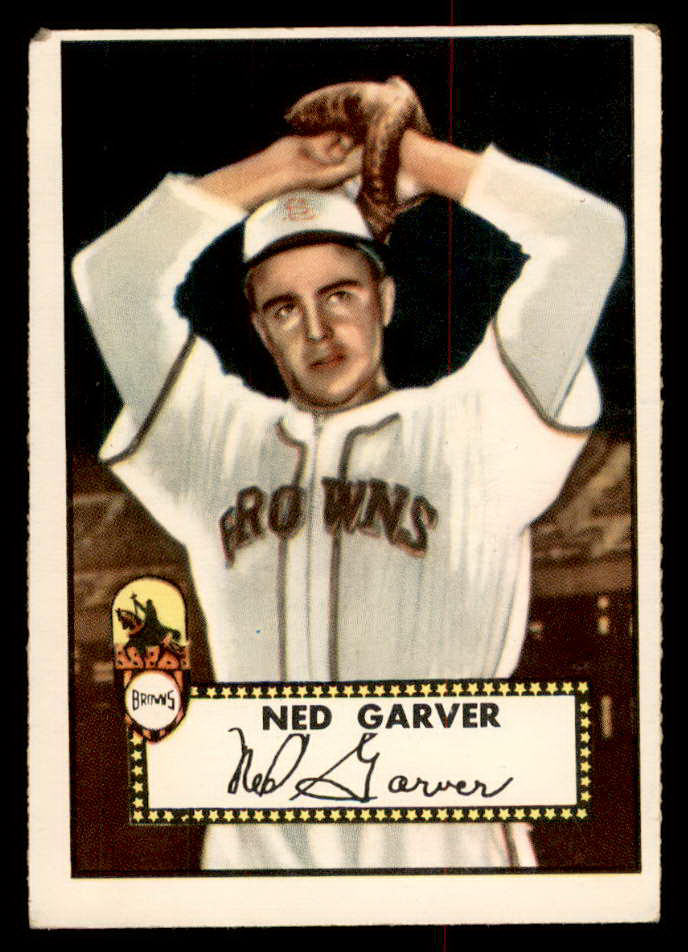 1952 Topps Baseball #212 Ned Garver Browns VG 558804