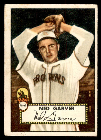 1952 Topps Baseball #212 Ned Garver Browns VG 558805