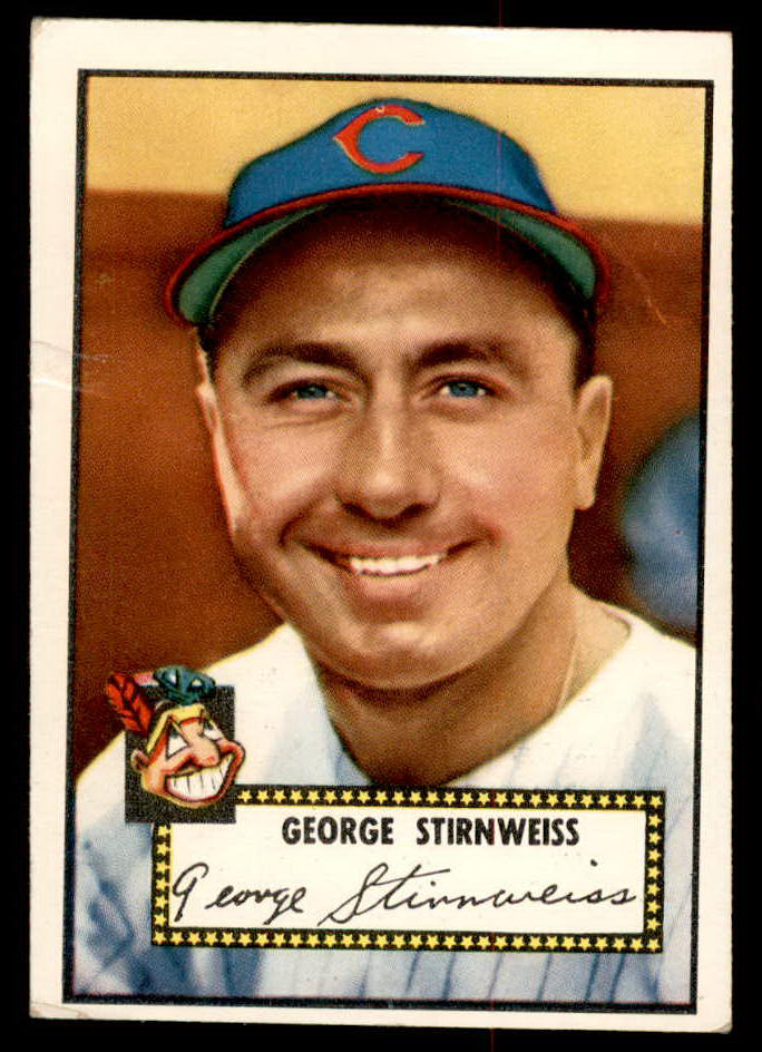 1952 Topps Baseball #217 Snuffy Stirnweiss Indians VG 558809