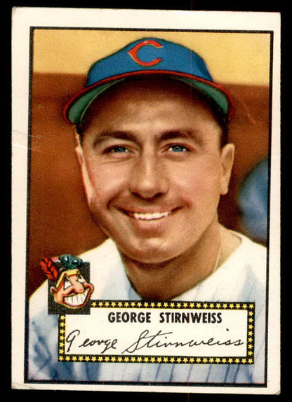 1952 Topps Baseball #217 Snuffy Stirnweiss Indians VG 558809