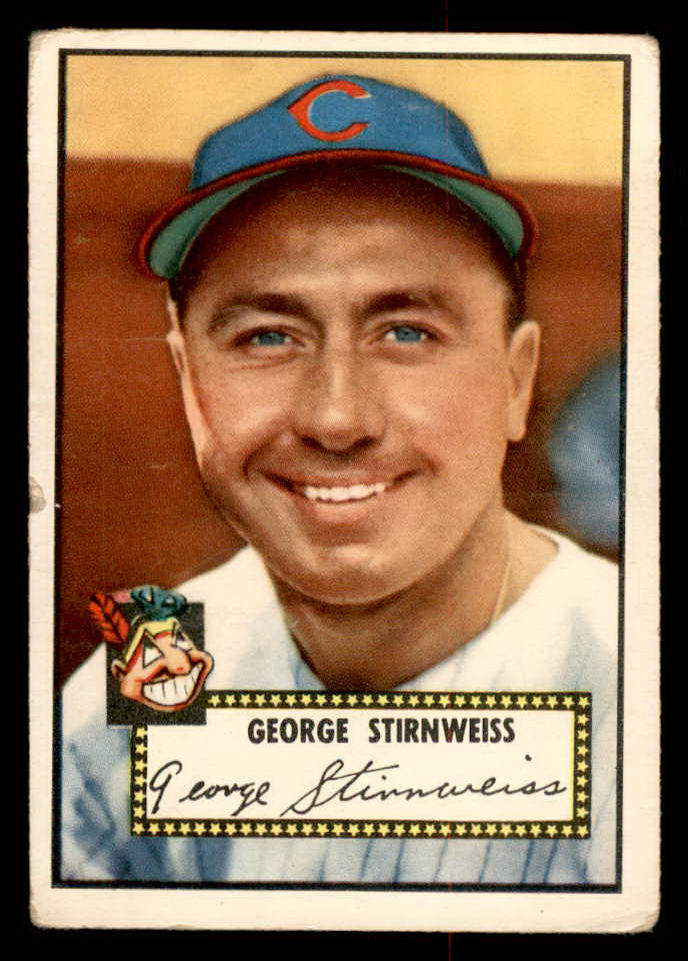1952 Topps Baseball #217 Snuffy Stirnweiss Indians GD-VG 558810