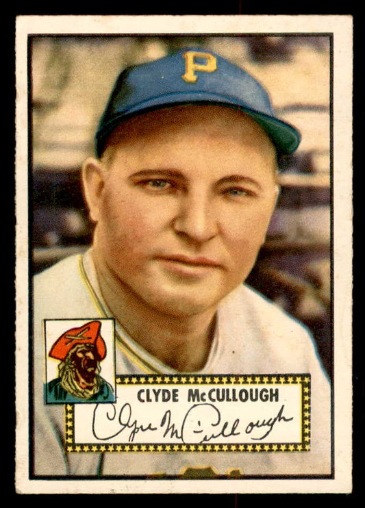 1952 Topps Baseball #218 Clyde Mccullough Pirates GD-VG 558812