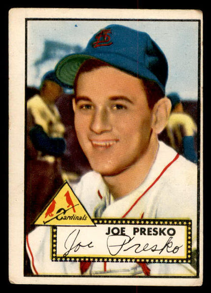 1952 Topps Baseball #220 Joe Presko Cardinals GD-VG 558815