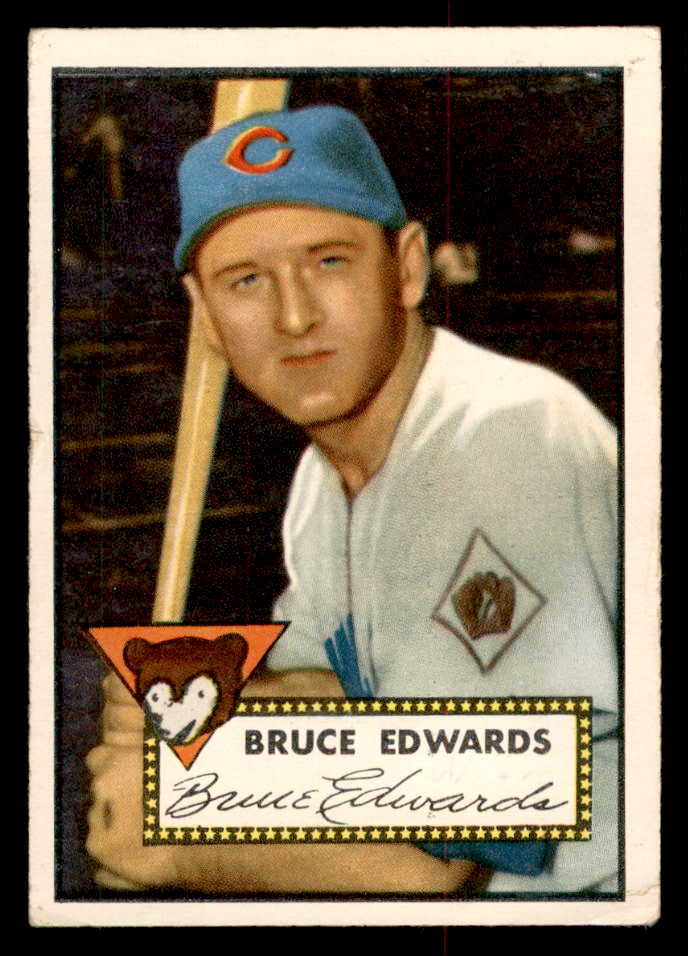 1952 Topps Baseball #224 Bruce Edwards Cubs GD-VG 558818