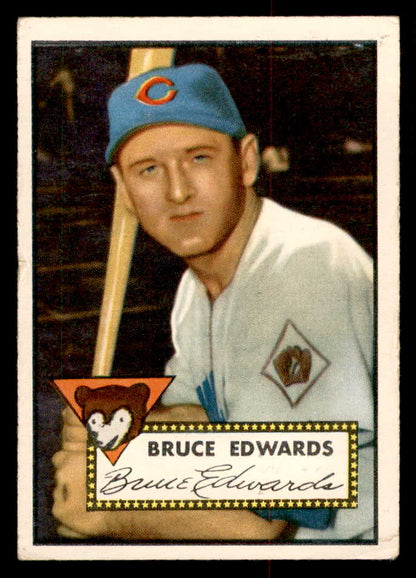 1952 Topps Baseball #224 Bruce Edwards Cubs GD-VG 558818