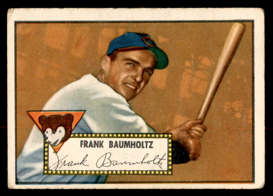 1952 Topps Baseball #225 Frank Baumholtz Cubs VG 558819