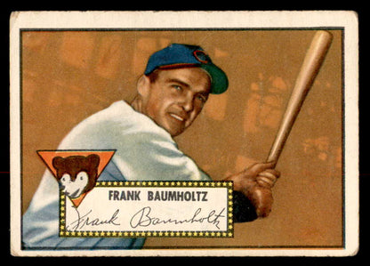1952 Topps Baseball #225 Frank Baumholtz Cubs VG 558819
