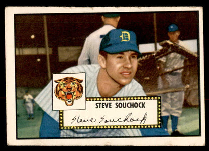 1952 Topps Baseball #234 Steve Souchock Tigers VG 558833