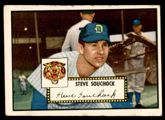 1952 Topps Baseball #234 Steve Souchock Tigers VG 558833