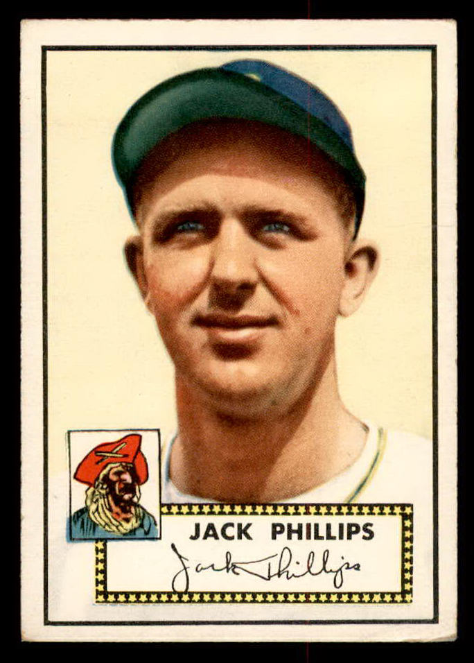 1952 Topps Baseball #240 Jack Phillips Pirates VG 558840