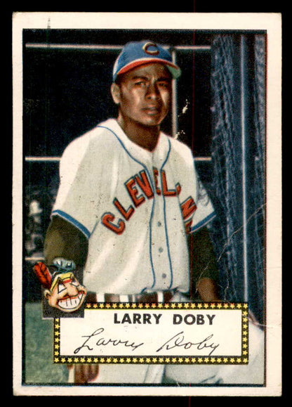 1952 Topps Baseball #243 Larry Doby Indians Good creasing 558845