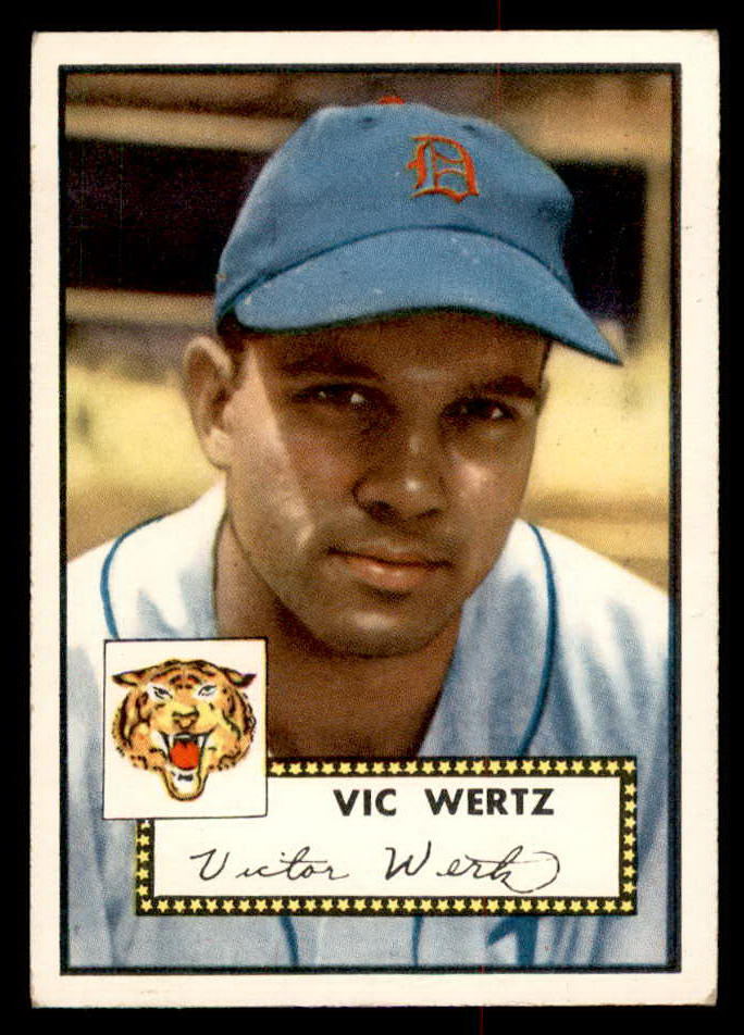 1952 Topps Baseball #244 Vic Wertz Tigers VG-EX 558846