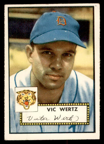 1952 Topps Baseball #244 Vic Wertz Tigers VG 558847
