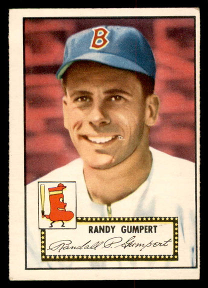 1952 Topps Baseball #247 Randy Gumpert Red Sox VG-EX 558849