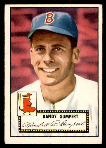 1952 Topps Baseball #247 Randy Gumpert Red Sox VG-EX 558850
