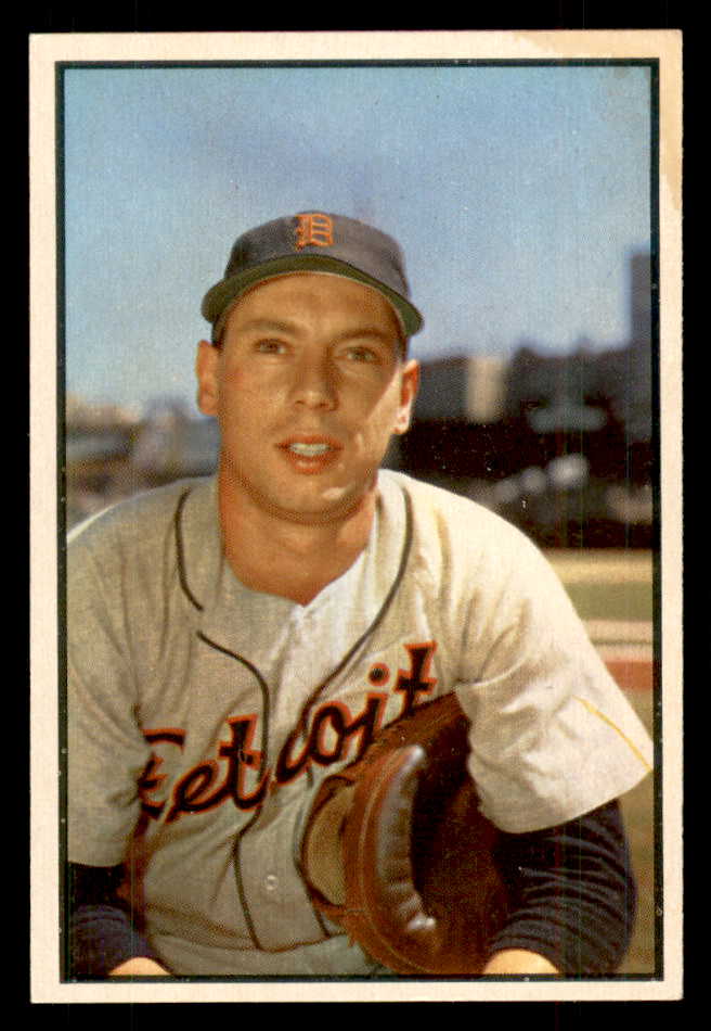 1953 Bowman Color Baseball #006 Joe Ginsberg Tigers EX-MT 558879