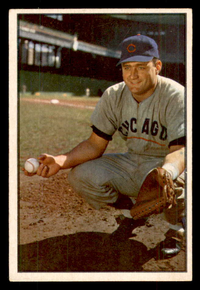 1953 Bowman Color Baseball #007 Harry Chiti Cubs EX-MT 558882