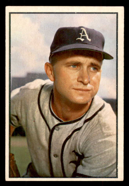 1953 Bowman Color Baseball #011 Bobby Shantz A's EX-MT 558883