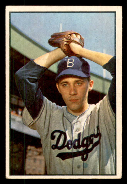 1953 Bowman Color Baseball #014 Billy Loes Dodgers VG-EX 558885